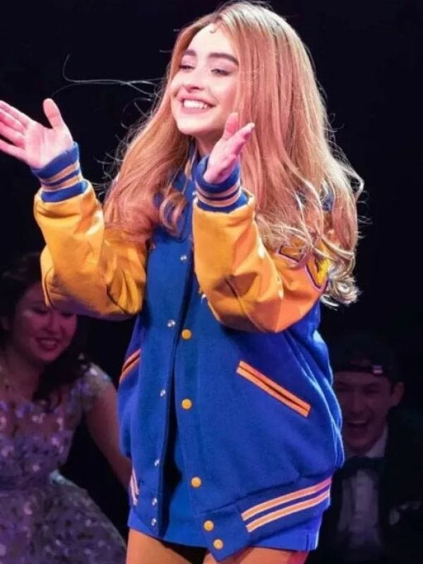 Sabrina Carpenter Mean Girls on Broadway Varsity Jacket