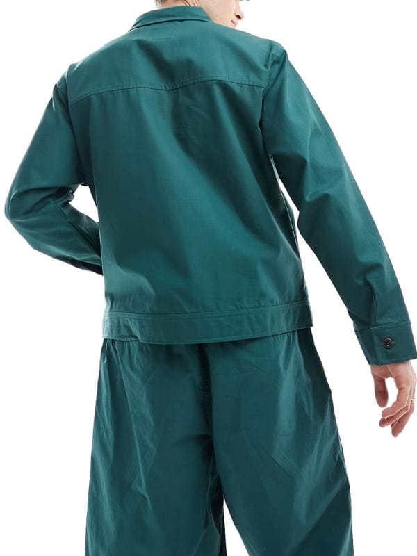 School Spirits 2025 Green Cotton Jacket