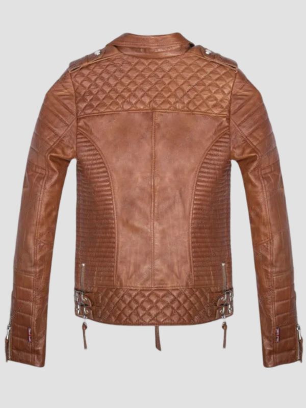 Selling Sunset Brown Leather Jacket