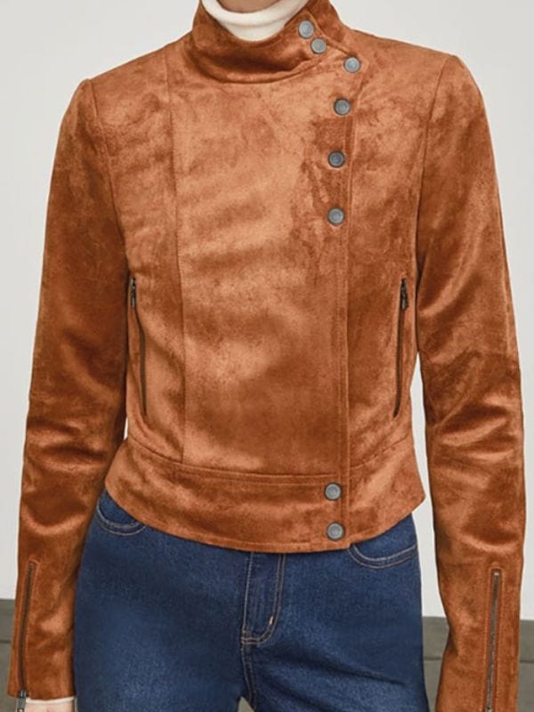 Sharon Newman The Young and the Restless Brown Jacket