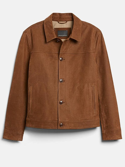 Shaun Sipos Reacher 2024 Brown Suede Jacket