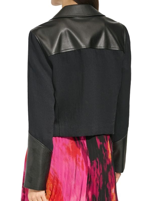 Sheryll Barnes Black Biker Jacket