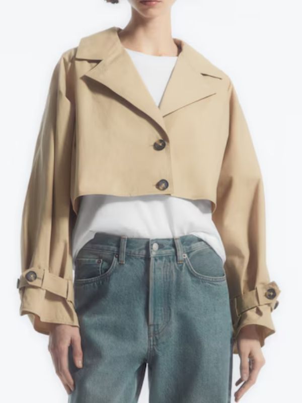 Stella Cho Beige Cropped Jacket