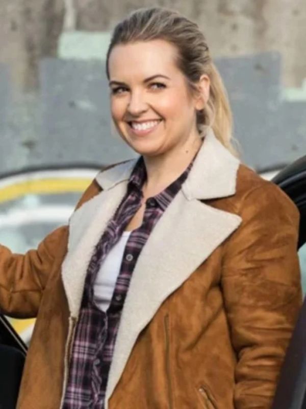 Supernatural Briana Buckmaster Shearling Suede Jacket