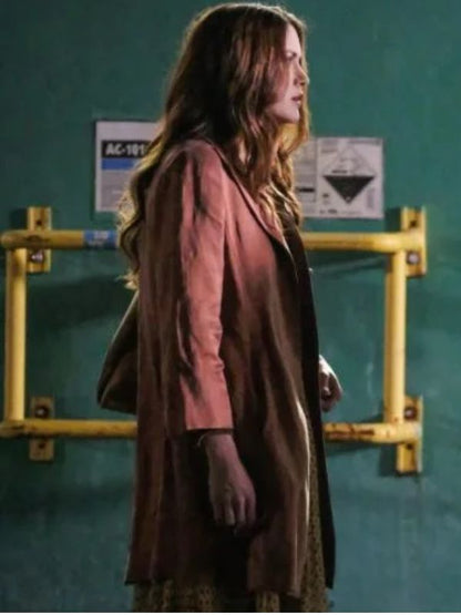 Supernatural Danneel Ackles Brown Coat