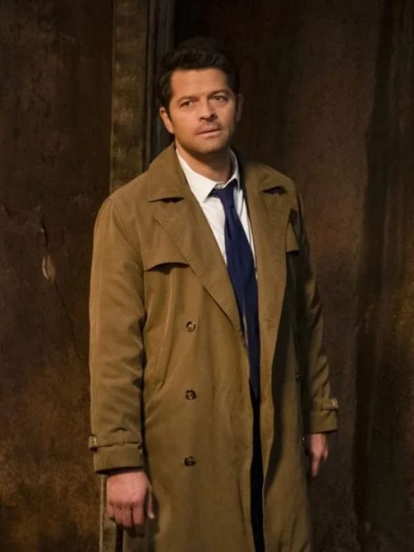 Supernatural Misha Collins Brown Trench Coat