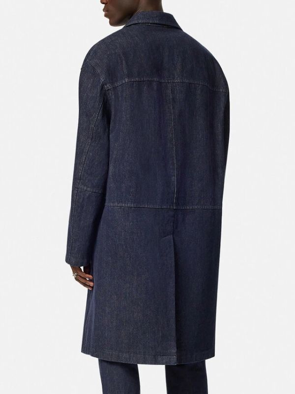 The Equalizer 2025 Blue Denim Long Coat