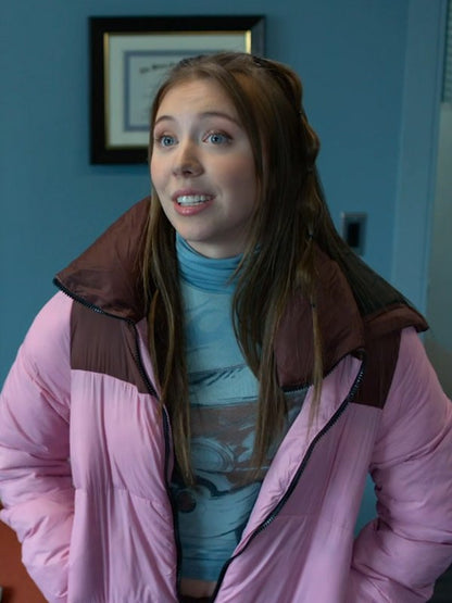 Dakota Guppy Murder In A Small Town 2024 Pink Jacket