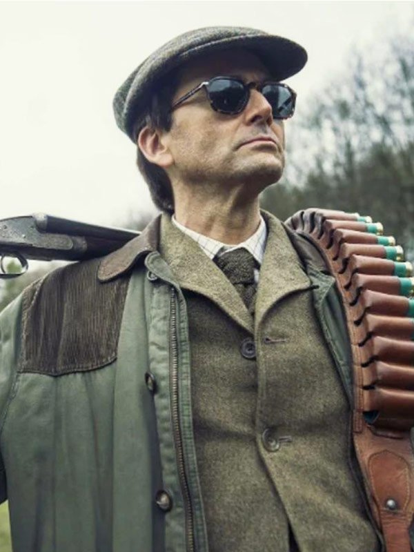 David Tennant Rivals 2024 Green Jacket