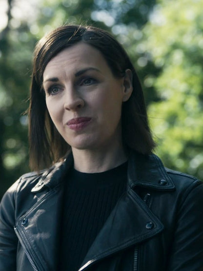 Jessica Raine The Devil’s Hour 2024 Black Jacket