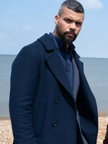 Howard Charles Whitstable Pearl Blue Peacoat