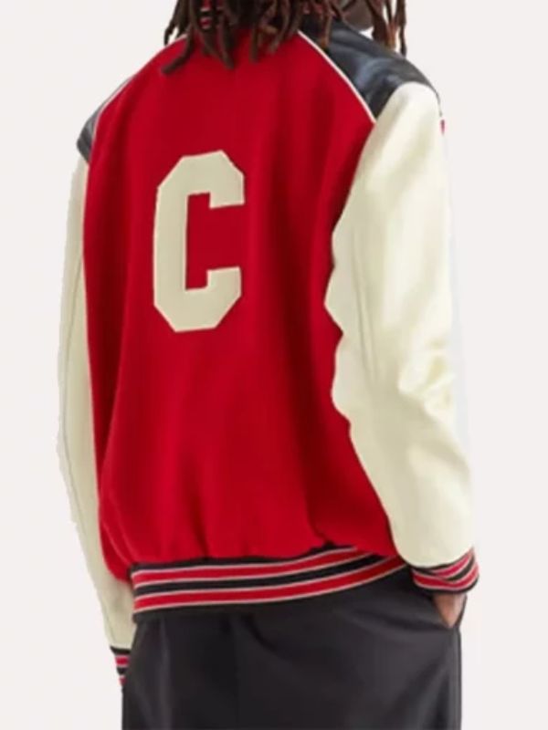 Tariq St. Patrick Red Varsity Jacket