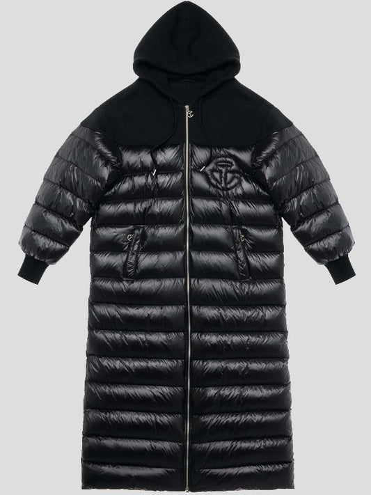 Telfar Puffer Jacket Coat Black