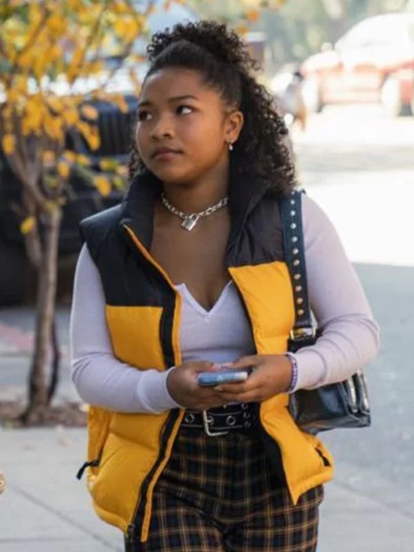 The Equalizer Laya Deleon Hayes Puffer Vest