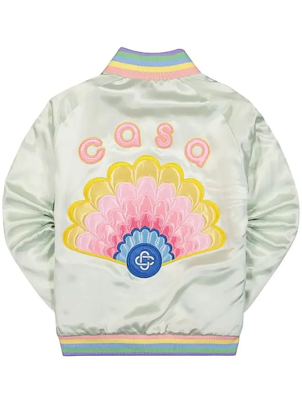 The Flipping El Moussas 2025 White Bomber Jacket