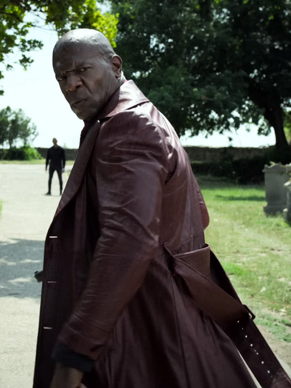 The Killers Game Terry Crews Brown Coat