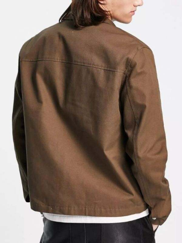 The Outlaws S03 Brown Zip Jacket