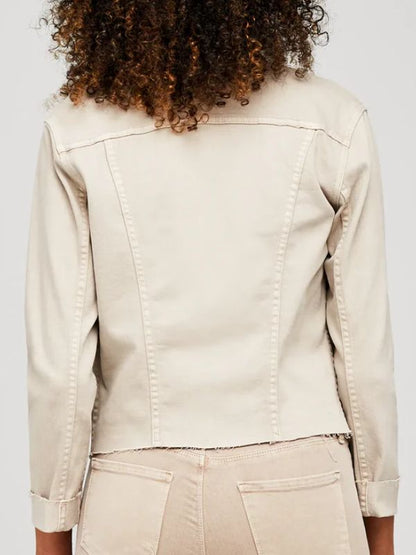 The Rookie 2025 Beige Denim Jacket