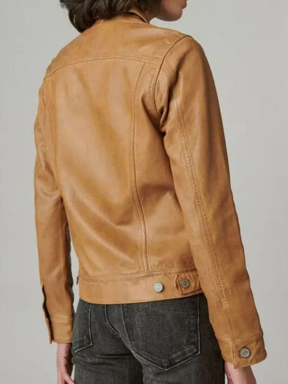 The Rookie 2025 Brown Leather Jacket