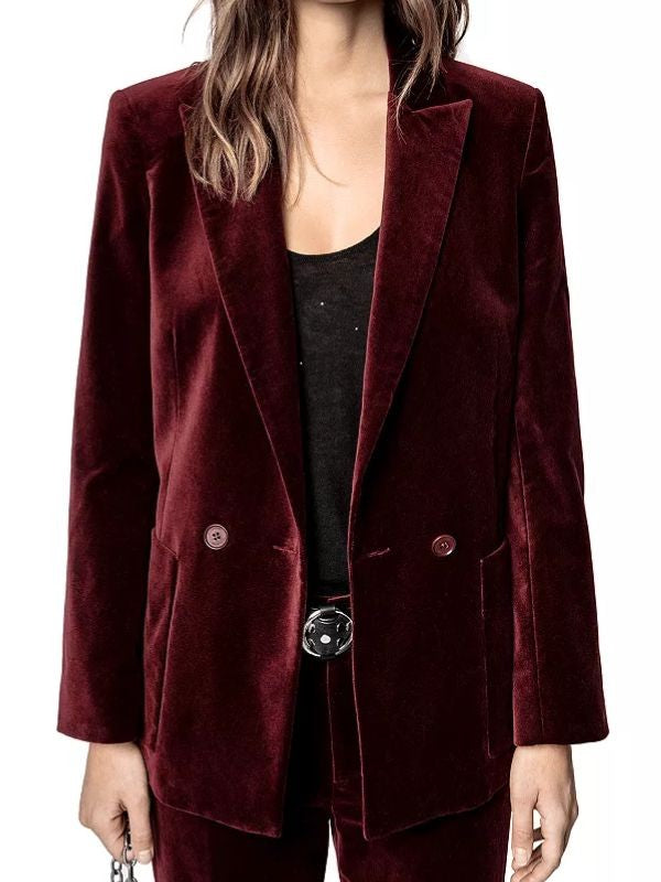 The Rookie S07 Alyssa Diaz Velvet Blazer