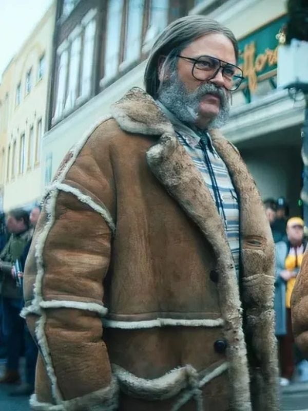 The Umbrella Academy S04 Dr. Gene Thibedeau Shearling Leather Coat