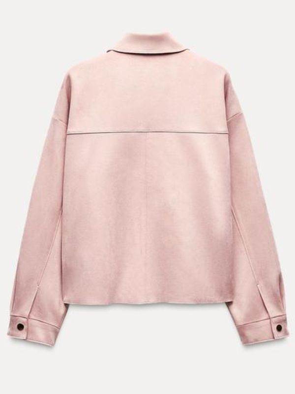 The Young and the Restless Pink Suede Leather Jacket