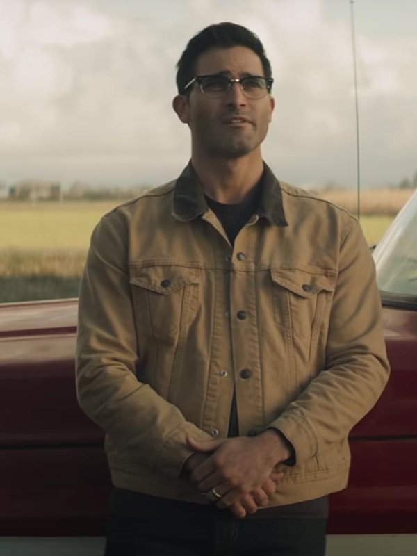 Superman and Lois Tyler Hoechlin Beige Jacket