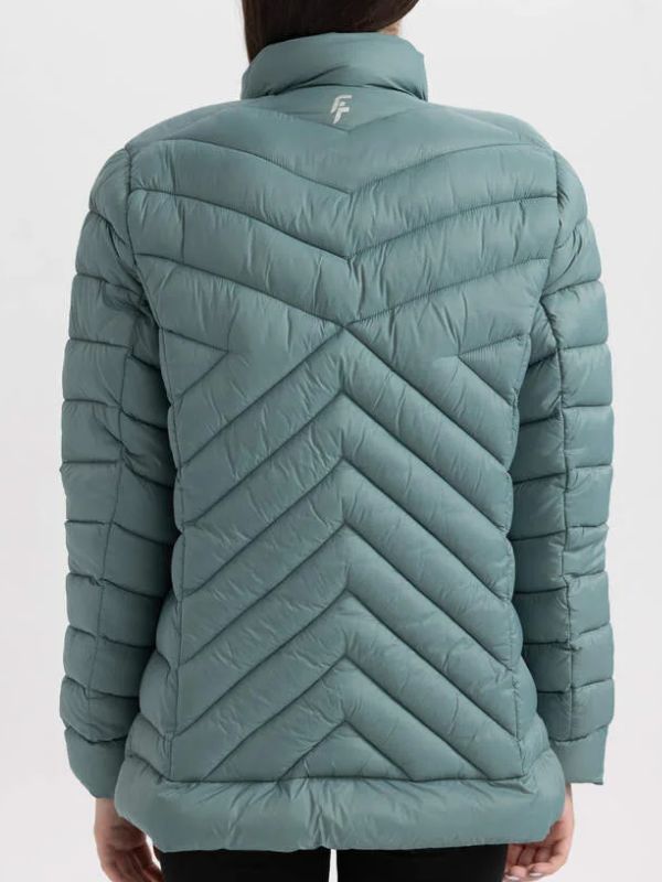 Supacell Sabrina Clarke Green Puffer Jacket