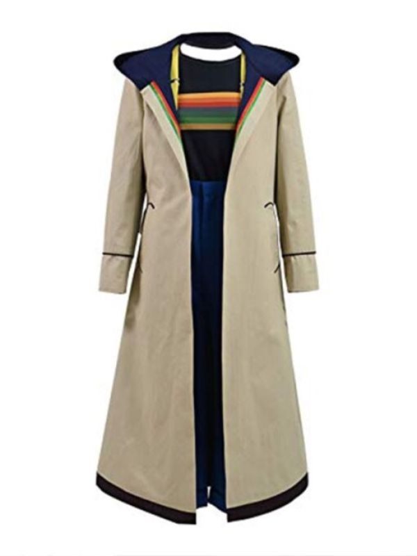 Jodie Whittaker Hooded Coat