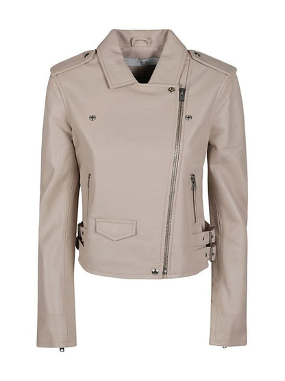 The Boys S04 Erin Moriarty Beige Leather Jacket