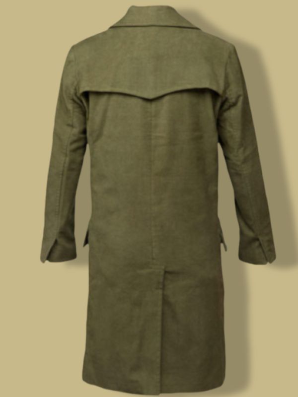 11th Doctor Green Trench Coat