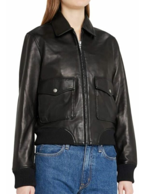 Daniela Vargas Dessen Dark Matter Leather Jacket