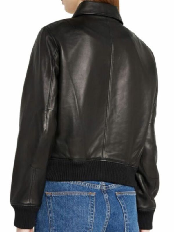 Daniela Vargas Dessen Dark Matter Leather Jacket