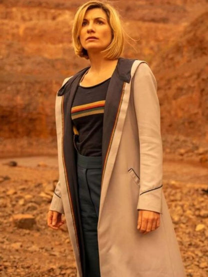 Jodie Whittaker Hooded Coat