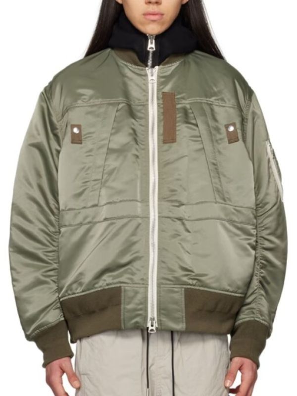 Tamia Cooper Green Bomber Jacket