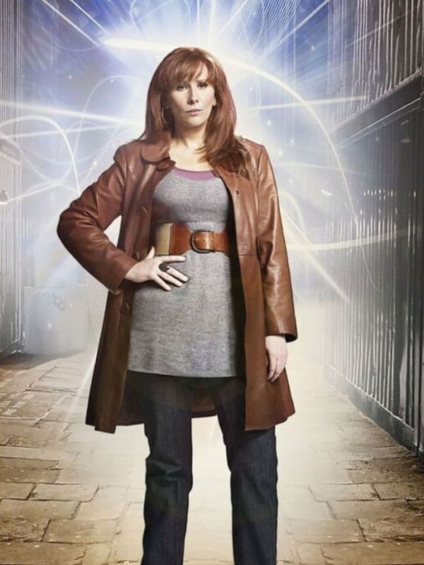 Donna Noble Brown Leather Coat