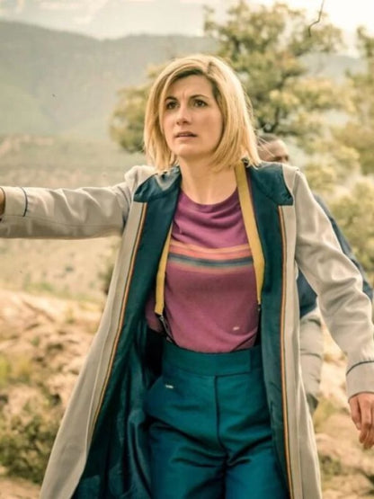 Jodie Whittaker Hooded Coat