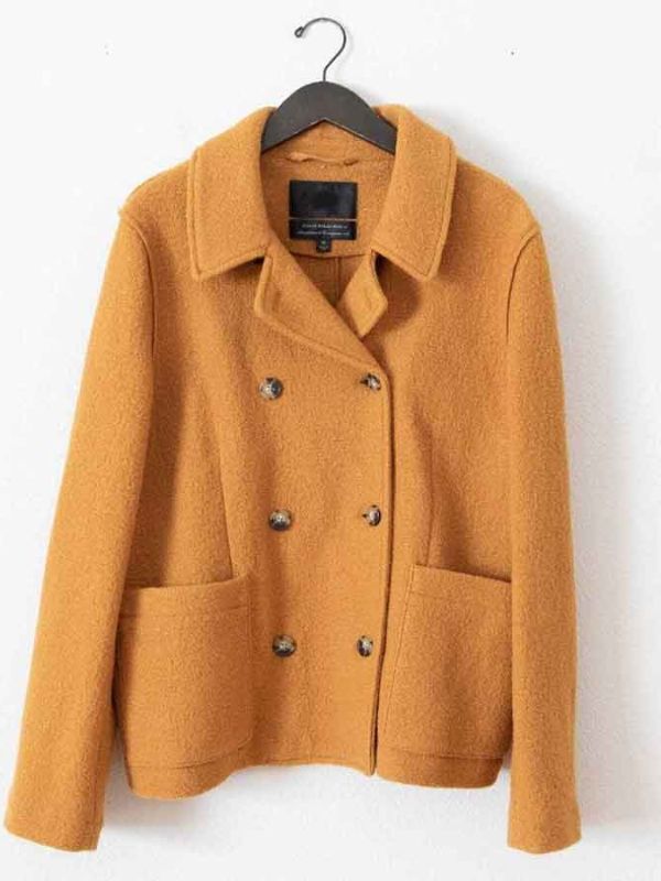 Violet Mikami Yellow Peacoat