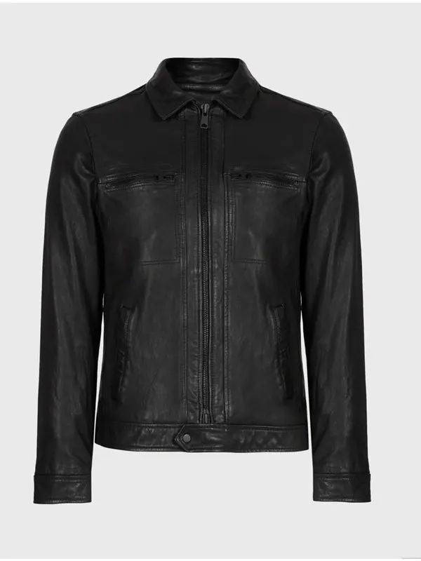 Virgin River S04 Black Leather Jacket