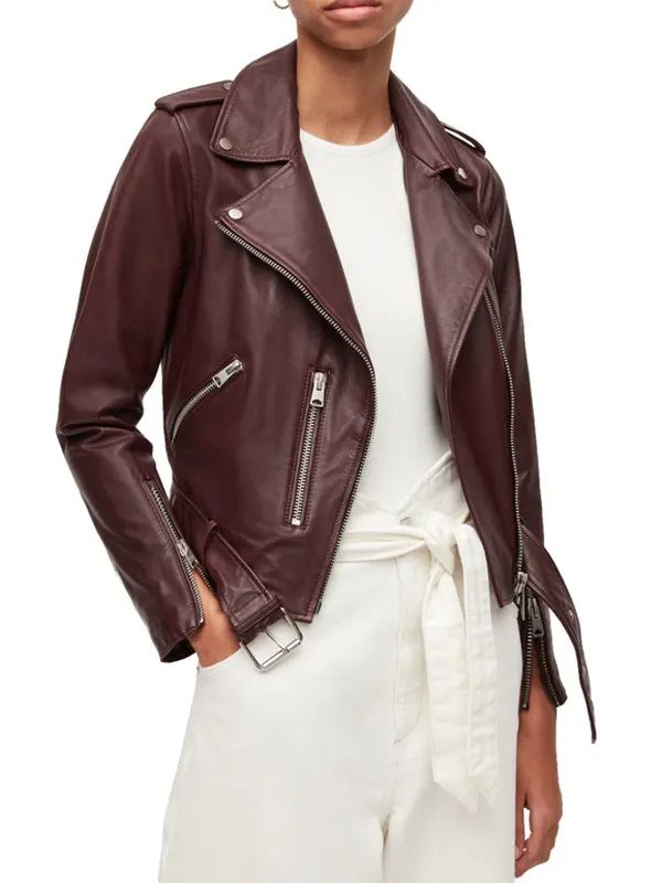 Virgin River S04 Brie Sheridan Biker Leather Jacket