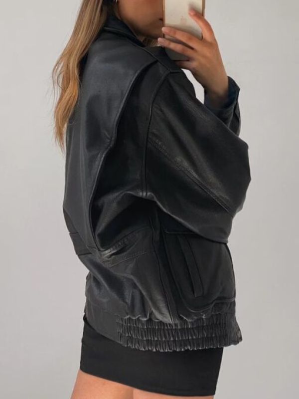 Women's Oversized Vintage Baggy Drapey Jacket