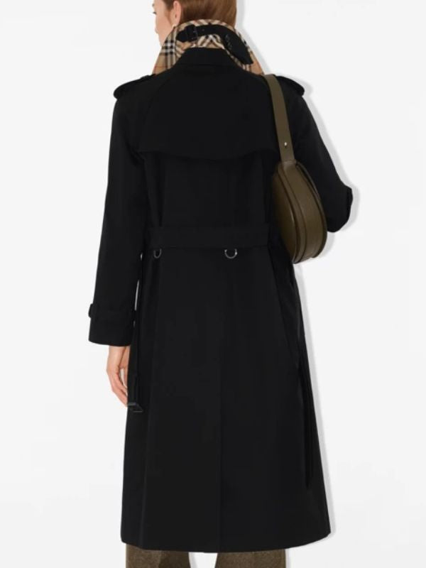 Zero Day 2025 Black Cotton Trench Coat