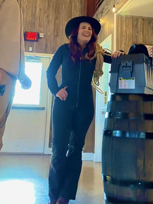 A Better Man 2024 Katarina Gretsky Denim Jumpsuit