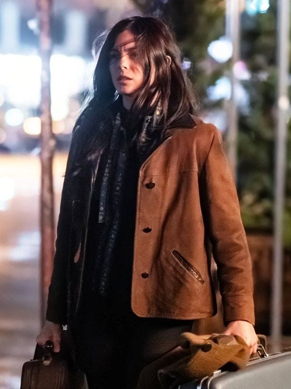 A Complete Unknown Monica Barbaro Suede Leather Jacket Joan Baez A Complete Unknown Monica Barbaro Suede Leather Jacket