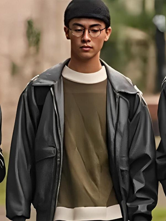 Zach Chen A Good Girl's Guide To Murder Raiko Gohara Leather Jacket