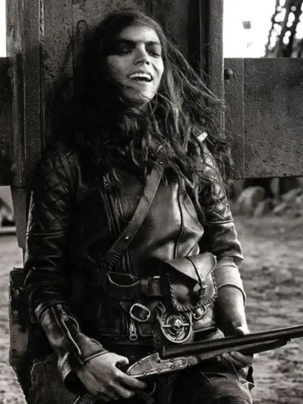 A Mad Max Saga Anya Taylor-Joy Black Leather Jacket A Mad Max Saga Anya Taylor-Joy Black Leather Jacket