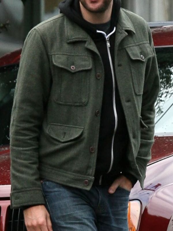 A Quiet Place Day One John Krasinski Green Jacket A Quiet Place Day One John Krasinski Green Jacket