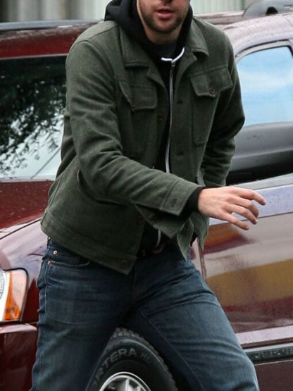 A Quiet Place Day One John Krasinski Green Jacket A Quiet Place Day One John Krasinski Green Jacket