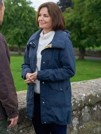A Scottish Love Scheme 2024 Erica Durance Blue Jacket