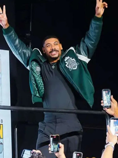 Aaron Pierre Lanterns Comic Con 2026 Varsity Jacket